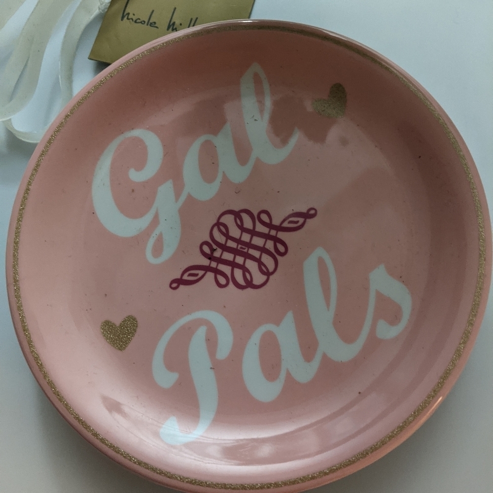 Nicole Miller Appetizer Melamine 4 plates